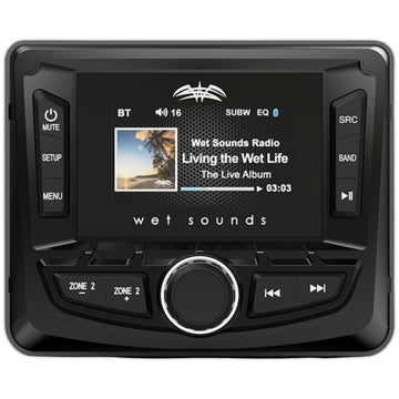 Estéreo Marino Wet Sounds WS-MC-2 Bluetooth FM AUX USB Android iOS - Audioshop México lo mejor en Car Audio en México -  Wet Sounds